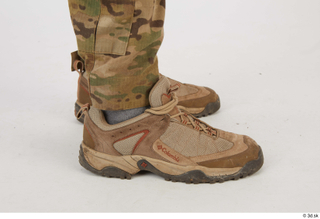 Waylon Crosby Army Pose A details of uniform leg shoes…